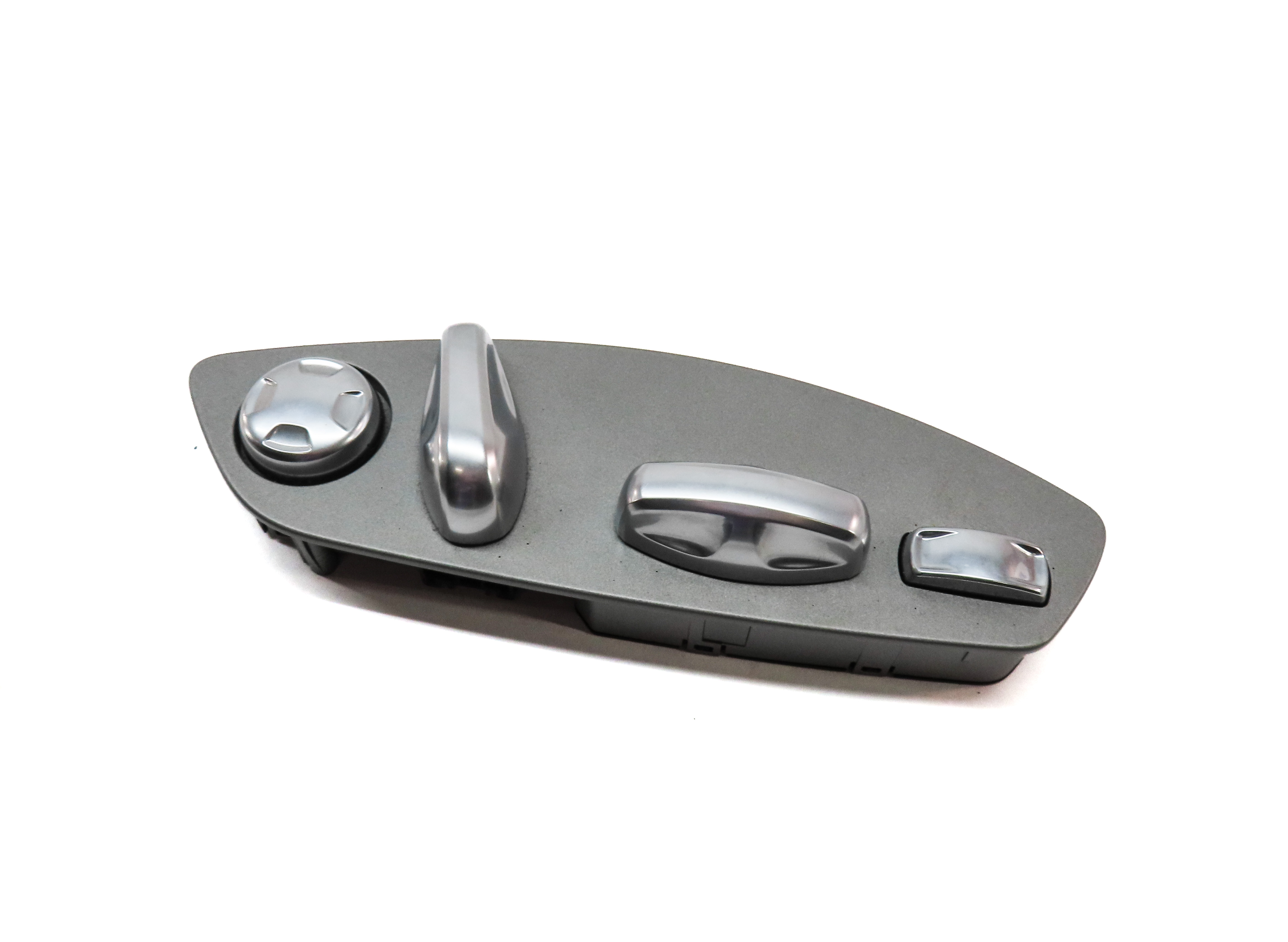 2011 PORSCHE CAYENNE (958) FRONT RIGHT PASSENGER SEAT ADJUST SWITCH (SILVER) — exact item pictured